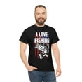 thumbnail image 2 of Funny I Love Drinking Beer While I'm Fishing Gift Fishing T-Shirt, 2 of 3