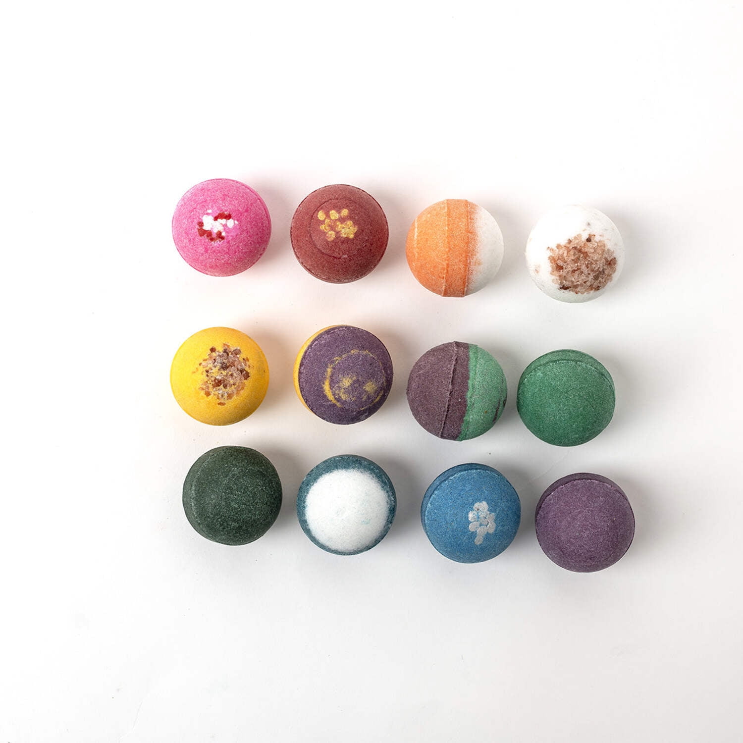 Cosset 2.6oz Bath Bomb 12-Pack - Mighty Bath Bombs for Your Mind, Body, and Soul