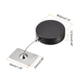 thumbnail image 2 of Uxcell Retractable Cable Lock with Double-Sided Adhesive,  200g Tensile Force Black, 2 of 5