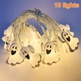 thumbnail image 4 of Luces Hadas para Exteriores Lámpara Cadena LED Con Pilas Halloween, 4 of 9