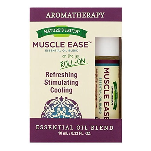 Natures Truth Aromatherapy Muscle Ease Essential Oil RollOn, 0.34 oz