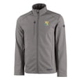 thumbnail image 2 of Men's Cutter & Buck  Gray Xavier University of Louisiana Gold Rush Evoke Eco Softshell Recycled Full-Zip Jacket, 2 of 3