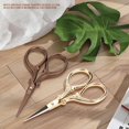 thumbnail image 4 of Trim 2Pcs Vintage Crane Shaped Stainless Steel Scissors Beauty Makeup Scissors for Eyebrows Trim, 4 of 7