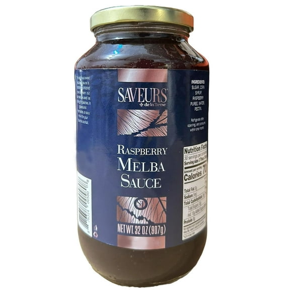 Saveurs Raspberry Melba Sauce 32 oz.