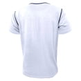 thumbnail image 4 of MELDVDIB T-Shirts for Mens Crew Neck Short Sleeve Button Down Slim Pullover Tees Tops Breathable Summer Shirt Trendy Dailywear, 4 of 6