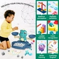 Upgrade Dinosaur Learning Toys 3 in 1 Math Counting and Matching