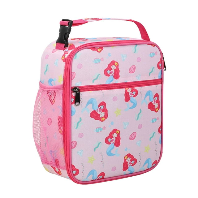 2DXuixsh Sac à Lunch d'École pour Enfants Garçons Filles Réutilisable Boîte à Lunch pour Enfants Sac Isotherme Souple Mini Glacière Rentrée des Classes Trousses de Repas Chauds Filles Garçons Sac Fourre-Tout à Lunch C