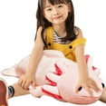 thumbnail image 7 of Lifelike Axolotl Plush Throw Pillow,Soft  Axolotl Stuffed Animal-17.8in,Cuddly Axolotl Plush Toy,Plush Pillow,Axolotl Gifts,Gifts for Kids,Kawaii Stuff,Home Decor (Pink), 7 of 7