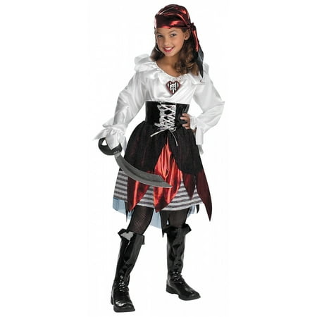 Pirate Lass Child Costume - Large