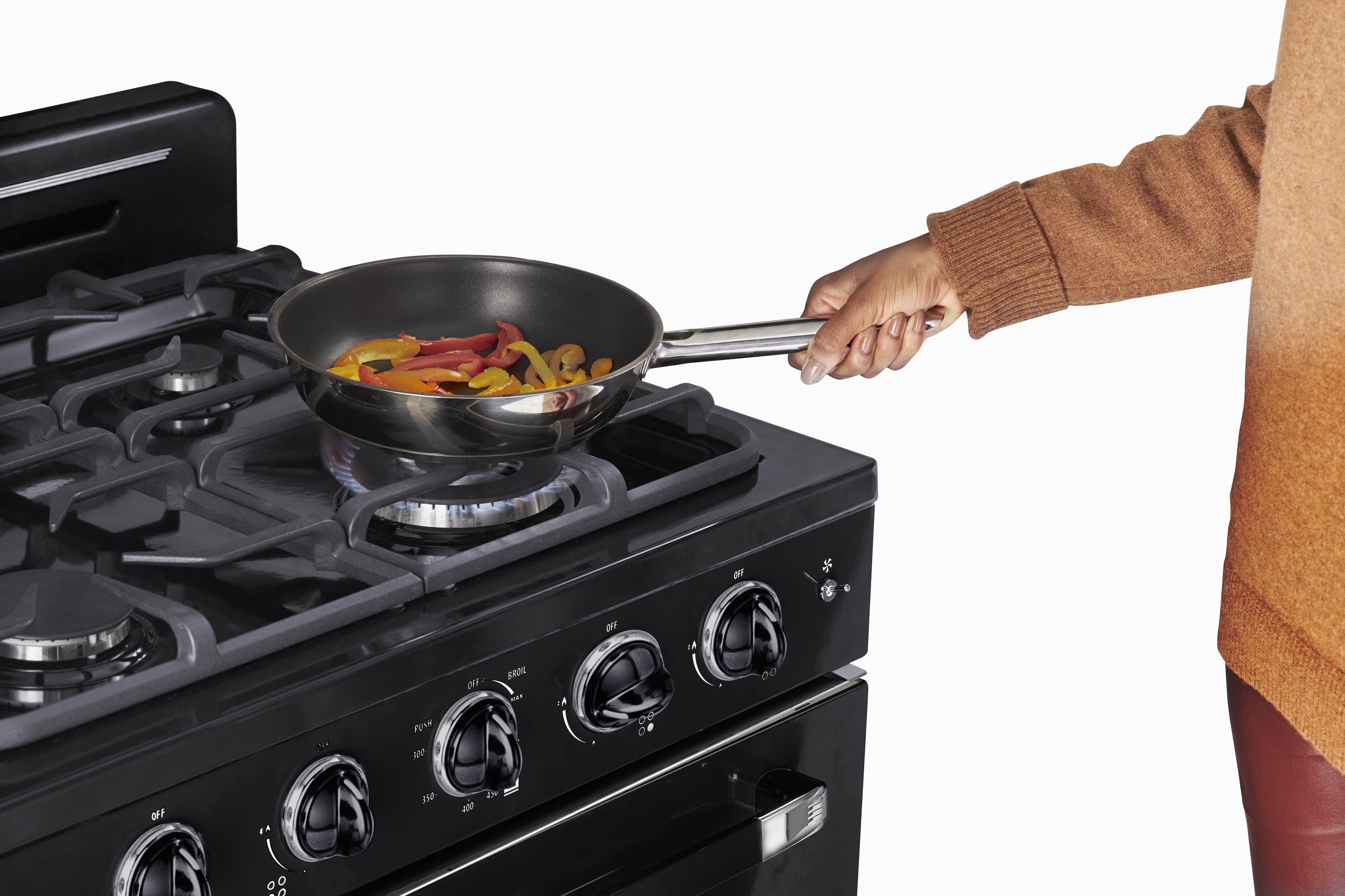 Unique Classic Retro 30" 3.9 cu/ft Freestanding Gas Range with Convection Oven and Sealed Burners