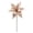 Brown, variant on Long Hobby Artificial Flower with Sequined Petals, 1 Hobby, Beige and Brown, for Christmas Tree Decor, Christmas Decoration