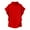 Red, variant on Fesfesfes Women's Plus Size Tops Fashion Solid Color Mock Neck Dressy Tops Short Sleeve T-Shirt Oversize Blouse Tops 3XL(US:14)