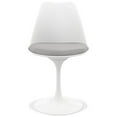 thumbnail image 4 of Aron Living Rose 17.5" Plastic and Metal Dining Chair in Gray, 4 of 7
