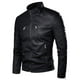 thumbnail image 3 of Guardurnaity Disfrute de la comodidad y el estilo con la chaqueta de cuero de PU para hombre Chaqueta de motocicleta de cuero sintético Chaqueta Camisetas TYPE3, 3 of 6