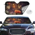 thumbnail image 3 of Lsque Butterfly Sitting on a Flower Car Windshield Sun Shade | Accordion Folding Style Auto Shade for Car Truck SUV Van | Blocks UV Rays Sun Visor Protector | Small, 3 of 7
