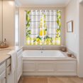 thumbnail image 3 of Curtains 84 Inches Long 2 Panels, Lemon Gnomes Grommets Window Treatment Curtain, Summer Country Yellow Fruit Wooden Plaid Thermal Curtains Drapes for Living Room/Bathroom, 3 of 9