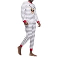 thumbnail image 4 of KelaJuan Christmas Pajamas for Family Cute Elk Print Long Sleeve Striped Tops + Trousers Set Winter Sleepwear, 4 of 6
