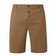 thumbnail image 4 of Pantalones cortos de lino con botones para hombre: cintura elástica, cordón, poliéster transpirable, pierna recta, tallas S-XXXL para primavera/verano, 4 of 5