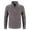 Coffee, variant on Mens Sweater, Autumn Winter Slim Collar Solid Color Thickening Half Zipper Knit Bottoming Shirt Pullover Sweater Jacket, Cold Weather Warmth, Office Wear, Men's Clothing