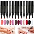 thumbnail image 3 of 6 Colors Nail Art Pens Set, 2026 New 3 in 1 Nail Polish Pens Quick Dry, Nail Polish Pens Drawing Painting Pen, For DIY Nails Art, Easy Nails Polish Pens for Women, 3 of 6