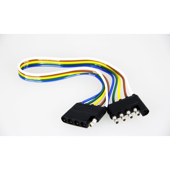 Pactrade Marine RV Boat 5-Way Trailer Wire Connector 12" Extension Harness