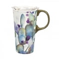 thumbnail image 4 of Ceramic Travel Cup, 17 OZ.,w/box and Tritan Lid, Serene Floral, 4 of 5