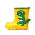 thumbnail image 2 of Y-Sunset Toddler Rain Boots Waterproof Non- Lightweight Cartoon Kids Rain Boots for Boys Girls Soft Water Shoes Easy-on Flexible Durable Outdoor Shoes 7 Toddler&Yellow#01, 2 of 9