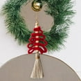 thumbnail image 4 of Pompotops Hand Woven Creative Christmas Tree Hanging Decorations Christmas Decorations Hanging Decorations Wall Hanging Household Crafts Clearance, 4 of 6