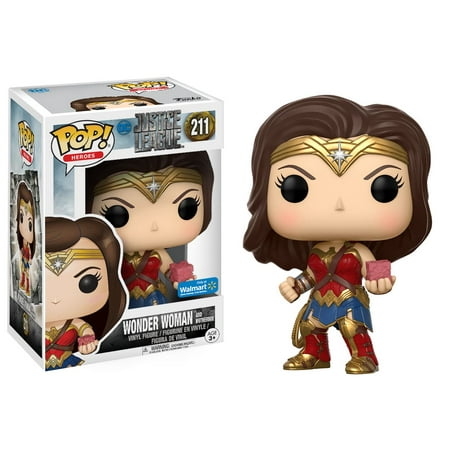 Funko POP Movies: DC Justice League Movie - Wonder Woman with Mother Box - Walmart Exclusive