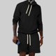 thumbnail image 1 of Puntoco 2 piezas moda hombre suéter con capucha blusa sin mangas sólida + pantalones con bolsillos sueltos conjuntos cortos liquidación Puntoco Puntoco-1329, 1 of 6