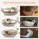 thumbnail image 4 of Cama para Mascotas Ovalada de Cuerda de Algodón Yaruiguang para Gatos y Perros Amarilla, 4 of 6