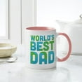 thumbnail image 4 of CafePress - World's Best Dad Mug - 11 oz Ceramic Mug - Novelty Coffee Tea Cup, 4 of 4