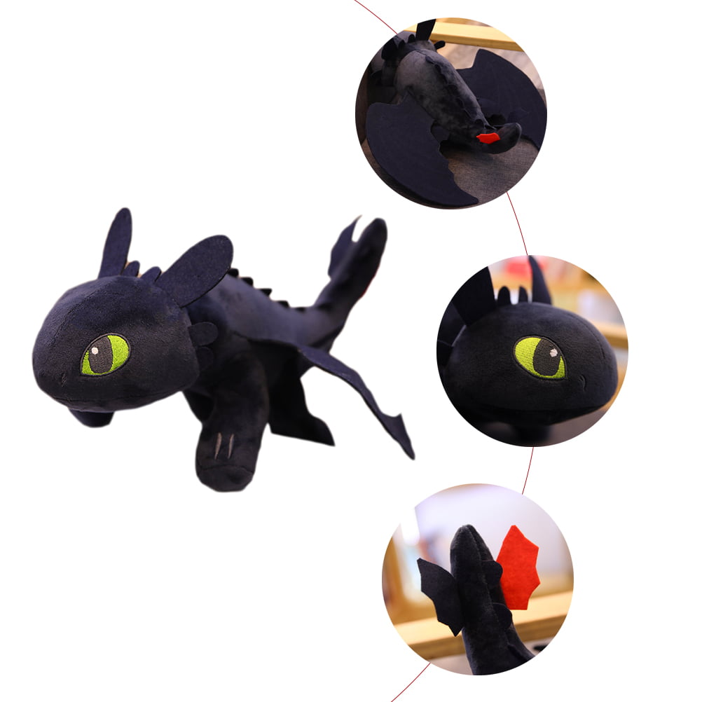 14'' How to Train Your Dragon Toothless Night Fury Stuffed Animal Plush Toy Gift 
