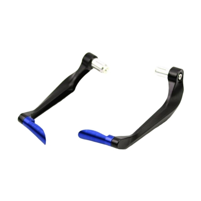 S SERENABLE 2Pcs Motorcycle Lever Guards Stable Handlebar Brake Clutch Lever Hand Guards Blue