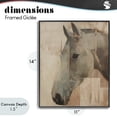 thumbnail image 4 of Stupell Industries Contemporary Pure Horsepower Portrait Black Framed Giclee Art, 11 x 14, by Svetlana Aleynikova, 4 of 8