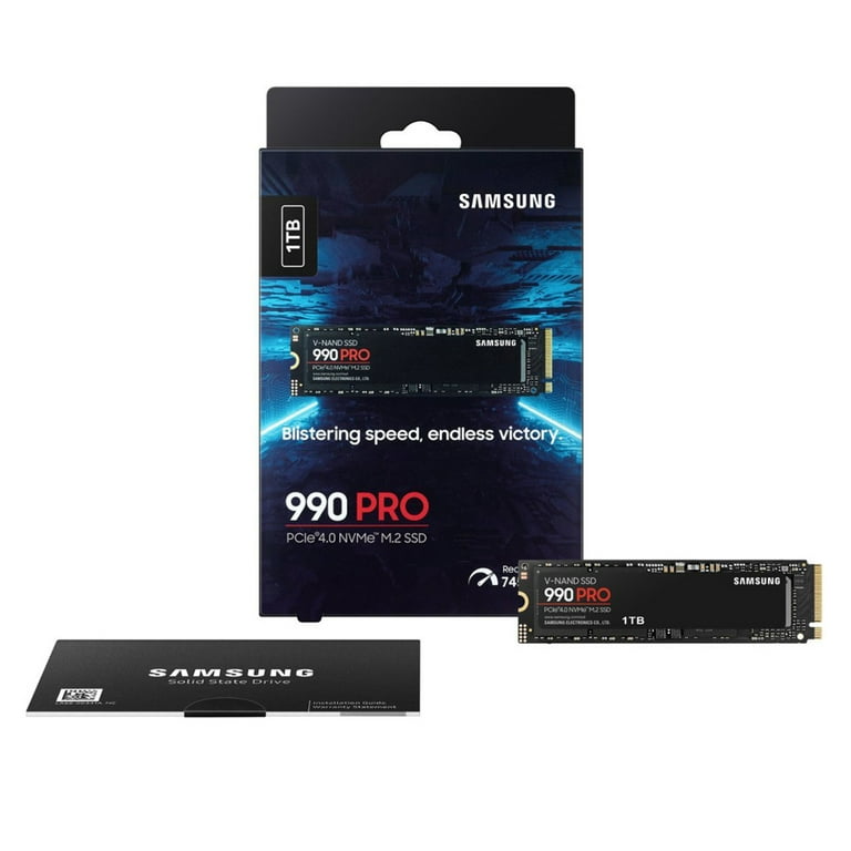 SAMSUNG 990 PRO 1TB PCIe Gen 4.0 x4, NVMe 2.0 V7 V-NAND MLC