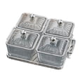thumbnail image 2 of simhoa Plats de Service Divisés pour Stockage Alimentaire Plateau d'Apéritif pour Noix Collations Biscuits, 2 of 8