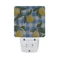 thumbnail image 5 of Yayeee LED Night Light for The Home Plug in With Light Sensors 2 Pack, Light Blue Plaid, 5 of 6
