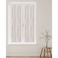 thumbnail image 2 of Window Privacy Film Beige Stained Glass Window Film Decorative Sun Block Window Cover Farmhouse Simple Abstract Striped Wooden Grain Window Clings Static Adhesive Sticker for Bathroom 17.7"x78.7", 2 of 7