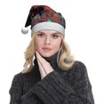 thumbnail image 5 of Salouo Cosmic Garden Woman Portrait for Adult Christmas Hat Xmas Holiday Hat Santa Hat for Women & Men Festive Headwear Accessories Fit for Christmas/ New Year/Holiday/Party,1PC, 5 of 6