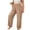 Khaki-Shorts for women, variant on Plus Size Cotton Pajama Pants Women Elastic Waist Comfy Lounge Pants Sleep Pajama Bottoms Pj Pants Wide Leg Beach Pants