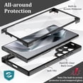 thumbnail image 6 of Elegant Choise Case with Built-in Screen Protector Full Cover for Samsung Galaxy S24 Ultra/S24 Plus/S24, Black, 6 of 13