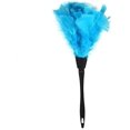 thumbnail image 4 of Plumero - Plumero de plumas de pavo, cepillo suave con mango negro, muebles para el hogar, teclado, herramientas de limpieza de automóviles, 4 of 6