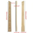 thumbnail image 4 of OUYAWEI 25 Fret Electric Guitar Neck Fretboard,Headless Guitar Fretboard for Electric Guitar Neck Replacement, 4 of 7