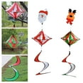 thumbnail image 5 of Raindrops Christmas Santa Claus Elk Hanging Curlie Windsock - Garden/Outdoor Decoration, 5 of 5