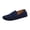 Dark Blue, variant on Women's Men's Moccasines Slip on Penny Loafers Walking Shoes Classic Comfortable Suede Flat Spring Fall Casual Dress Footwear Blue Size 8.5