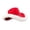 Red 14#, variant on Furry Fluffy Trim Halloween Western Cowboy Hat with Decorative Band, Wide Brim Fashion Headwear, Stylish Accessory for Halloween Parties, Concert, Festival Celebrations and Trendy Outfit Red