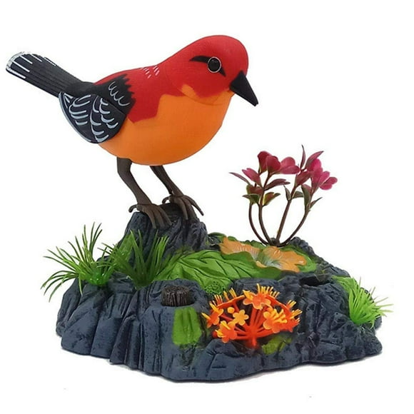 Electronic Talking Repeating  Electronic Talking Repeating  Singing Chirping Bird With Motion Sensor Activation Pronunciation Kids Electric Animal Toy