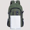thumbnail image 2 of Men's Large Capacity Fashion Backpack Casual Retro Canvas Travel Rucksack Students Schoolbag, 2 of 5
