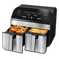 thumbnail image 3 of Gourmia Friteuse à Air Chaud Numérique 10-Quart Double Panier - Finition Intelligente, Match Cook, 3 of 5
